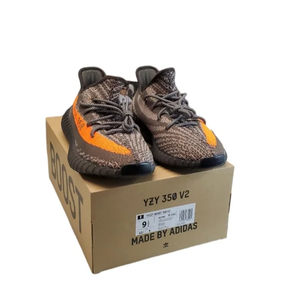 New adidas Yeezy Boost 350 V2 Carbon Beluga Men's Size 9.5 - Picture 6 of 11